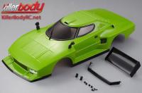 Body - 1/10 Touring / Drift - 195mm  - Finished - Box - Lancia Stratos (1977 Giro d'Italia) - Green