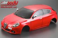 Body - 1/10 Touring / Drift - 195mm - Scale - Finished - Box - Alfa Romeo Giulietta (2010) - Red