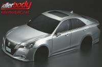 Body - 1/10 Touring / Drift - 195mm - Scale - Finished - Box - Toyota Crown Athlete - Silver