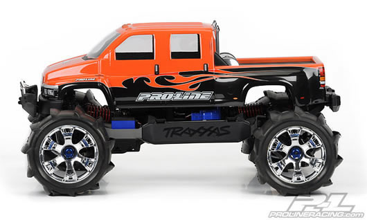 Body - Monster Truck - Clear - GMC TopKick - for Traxxas T/E-Maxx 3.3, Revo 3.3, Savage and E-Revo
