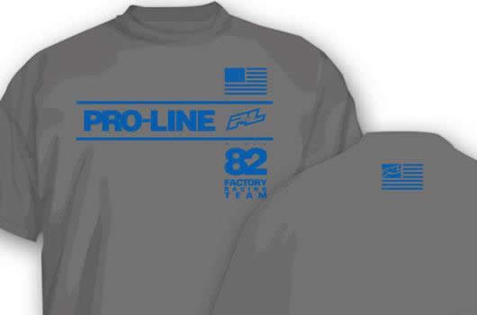 Pro-Line - PRO982501 - T-Shirt - ProLine Factory Team Gray - Small