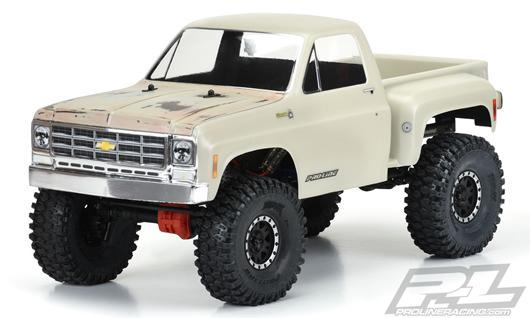 Pro-Line - PRO352200 - Body - 1/10 Crawler - Clear - Chevy 1978 K-10 (Cab & Bed) for 12.3? (313mm) Wheelbase Crawlers