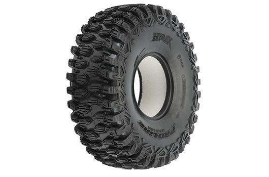 Pro-Line - PRO1019514 - Gomme - 1/10 Crawler - 2.2"/3.0" - Hyrax U4 G8 (2) - for Rock Racer Front or Rear