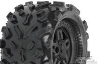 Tires - Monster Truck - mounted - Black Tech 5 Zero Offset wheels - 17mm Hex - Big Joe 3.8" (2 pcs)