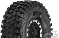 Tires - 1/10 Crawler - 1.9" - mounted - Impulse Black/Silver Wheels - Hyrax 1.9" G8 (2 pcs)
