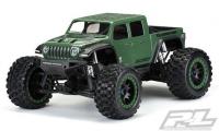 Body - Monster Truck - Clear - Jeep Gladiator Rubicon Pre-Cut - Traxxas X-MAXX