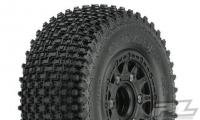 Tires - 1/10 Short Course - 2.2"/3.0" - mounted - Raid Black 6x30 Wheels - Gladiator SC M3 (Soft) (2 pcs) - Traxxas Slash 2WD / Slash 4x4