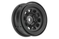 Wheels - 1/10 Crawler - 1.55" - Keystone - Bead-Loc - Black (2 pcs)