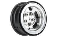 Wheels - 1/10 Crawler - 1.55" - Slot Mag - Aluminium - Bead-Loc - Silver (2 pcs)