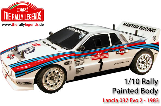 Rally Legends - EZRL2434 - Karosserie - 1/10 Rally - Scale - Fertig lackiert - Lancia 037 EVO 2
