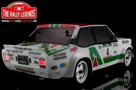 Car - 1/10 Electric - 4WD Rally - ARTR -  - Fiat 131 Abarth 1978 Alitalia - PAINTED Body