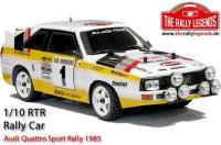 Auto - 1/10 Elettrico - 4WD Rally - RTR  - Audi Quattro Sport Rally 1985