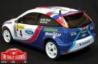 Car - 1/10 Electric - 4WD Rally - ARTR  - Ford Focus WRC McRae / Grist 2001 - CLEAR Body