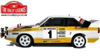 Car - 1/10 Electric - 4WD Rally - ARTR - Waterproof ESC - Audi Quattro Sport Rally 1985 - CLEAR Body