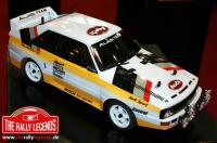 Auto - 1/10 Electrique - 4WD Rally - ARTR  - Audi Quattro Sport Rally 1985 - Carrosserie TRANSPARENTE