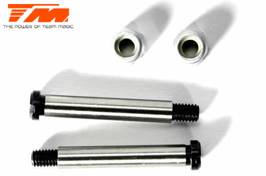 Team Magic - TM560135 - Spare Part - M8JS/JR - ST Steel 3.5x26mm Hinge Pin (for Front Outside Upper) (2 pcs)