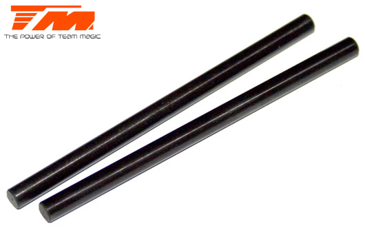 Team Magic - TM560228 - Spare Part - M8JS/JR - ST Steel 4x68.2mm Hinge Pin (for Rear Lower) (2 pcs)