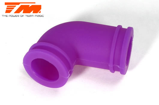 Team Magic - TM119011P - Filtre à air - 1/8 - Coude silicone - Purple