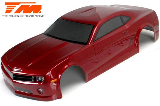 Team Magic - TM503323DRA - Karosserie - 1/10 Touring / Drift - 195mm - Fertig lackiert - keine Löcher - CMR Dunkel Rot