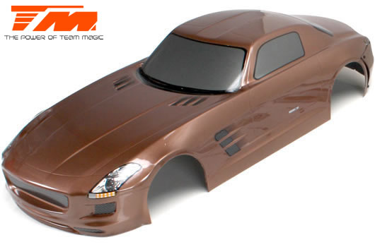 Body - 1/10 Touring / Drift - 190mm - Painted - no holes - SLS Brown