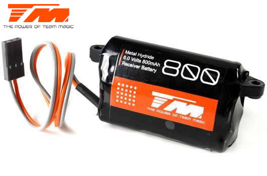 Team Magic - TM114043 - Battery - 5 cells - AAA - Receiver pack - 6V 800mAh - G4 Size