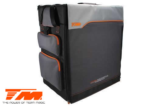 Team Magic - TM119239 - Bag - Transport - Team Magic F10 Supra - with plastic boxes and wheels