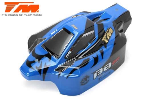 Team Magic - TM561493B - Karosserie - 1/8 Buggy - Fertig lackiert - B8ER 6S - Blau & Schwarz