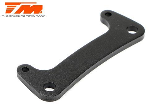 Team Magic - TM505146BK - Spare Part - E6 III - Aluminum Black anodized - Steering Linkage Plate
