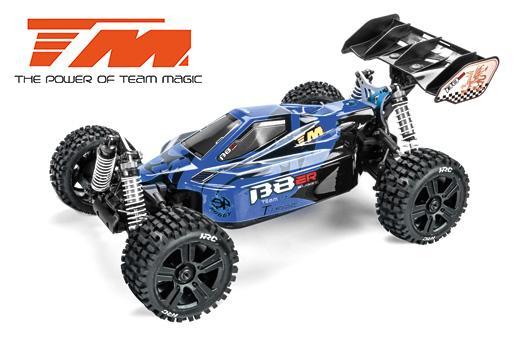 Team Magic - TM560011DH - Car - 1/8 Electric - 4WD Buggy - RTR - 2500kv Brushless Motor - 4S - Waterproof - Team Magic B8ER Blue/Black
