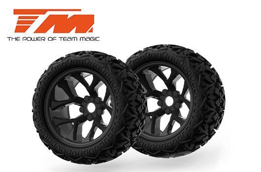 Team Magic - TM562084 - Spare Part - 6SETH High Performance All-Terrain Tires (2)
