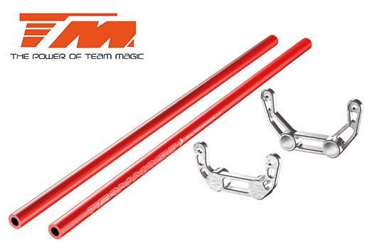 Team Magic - TM562087 - Pièce détachée - Alum. Center Brace Bar Set (For 4SETH 6SETH)