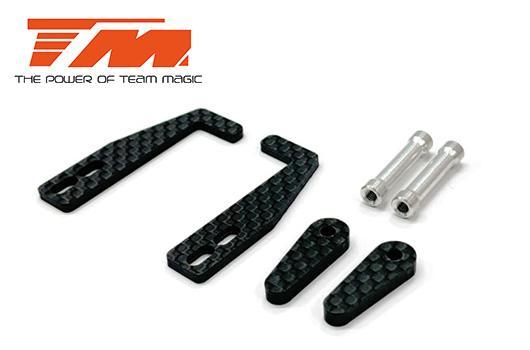 Team Magic - TM507448 - Spare Part - E4 FWD - Battery Mount Set