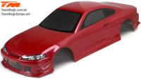 Karosserie - 1/10 Touring / Drift - 190mm - Fertig lackiert - keine Löcher - S15 Tief Pink