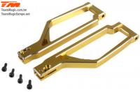 Pièce Option - E6 Trooper / Trooper II / E6 III - Aluminium anodisé Gold  - Bras de suspension supérieur (2 pces)