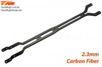 Pièce Option - E4RS III / PLUS - Platine supérieure carbone 2.3mm