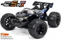 Car - 1/10 Racing Monster Electric - 4WD - RTR - Brushless - Waterproof - Team Magic E5 HX - Black/Blue
