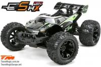 Auto - 1/10 Racing Monster Electrique - 4WD - RTR - Brushless - Etanche - Team Magic E5 HX - Noir/Vert