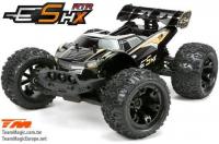 Auto - 1/10 Racing Monster Electrique - 4WD - RTR - Brushless - Etanche - Team Magic E5 HX - Noire/Orange