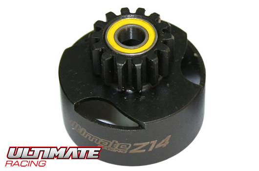 Ultimate Racing - UR0662 - Clutch Bell - 1/8 - Ventilated - with Ball Bearings - 14T