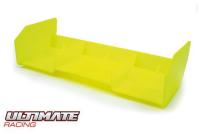 BUGGY PLASTIC REAR WING - 1/8 - YELLOW