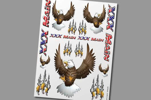 XXX Main - XS010 - Adesivi - Eagles