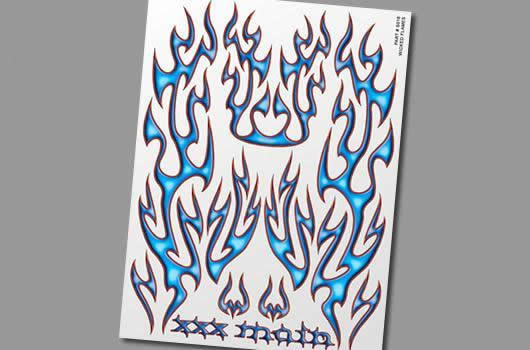 XXX Main - XS018 - Stickers - Wicked Flames