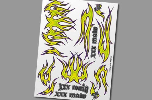 XXX Main - XS029 - Aufkleber - Inferno