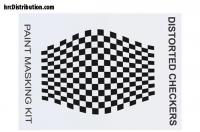 Masque de peinture - Distorted Checkers