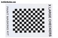 Masque de peinture - X Large Checkers