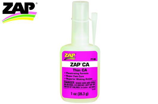 ZAP / SuperGlue - ZPT08 - Colle - ZAP - CA thin - 28.3g (1 oz.) (Composition 11730019)