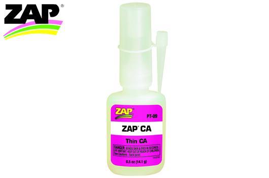 ZAP / SuperGlue - ZPT09 - Glue - ZAP - CA thin -  14.1g (1/2 oz.) (Composition 11730021)