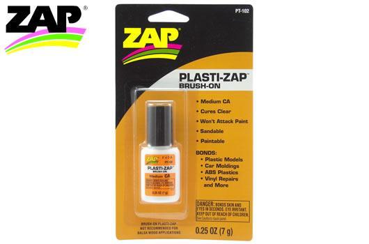 ZAP / SuperGlue - ZPT102 - Klebstoff - Brush-On - Plasti-ZAP - 7g (1/4 oz.) (Zusammensetzung 11730028)