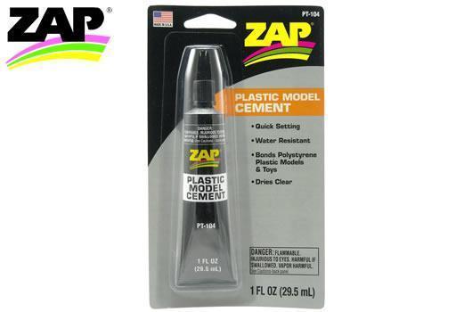 ZAP / SuperGlue - ZPT104 - Glue - Plastic Model Cement - with tip - 29.5ml (1 oz.) (Composition 11730032)