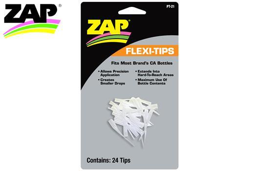 ZAP / SuperGlue - ZPT21 - Kleber - Flexi Tips - 24 Tips (Zusammensetzung 11730048)